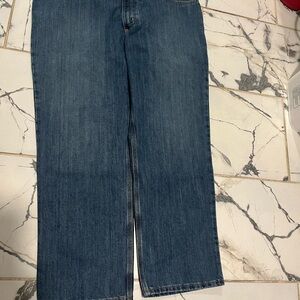 Blue Straight-Leg Jeans with Classic Fit